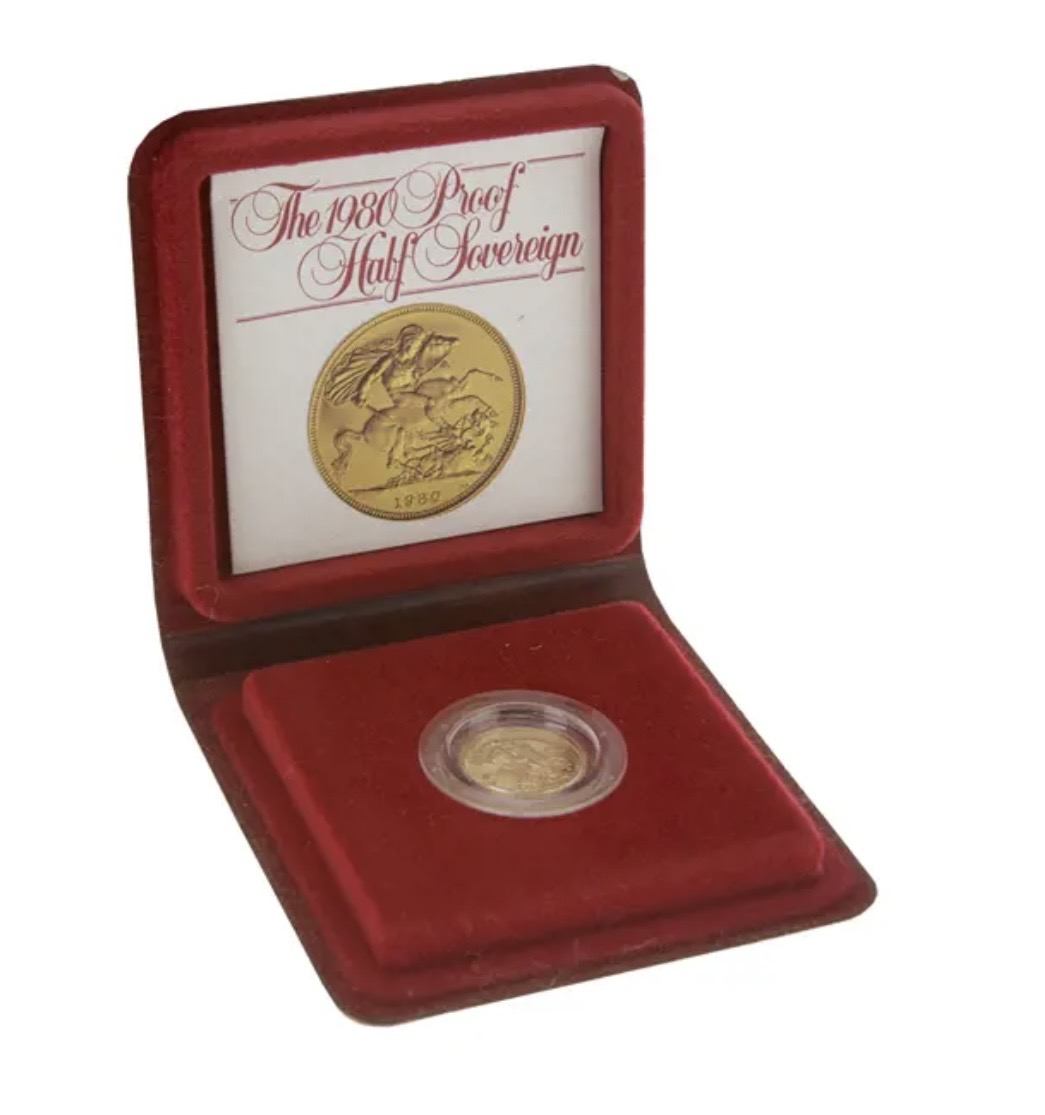 1980 Proof Half Sovereign